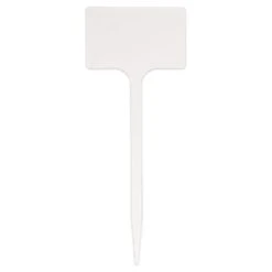 White Plastic Pot Stakes