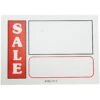 Pre-Printed Vinyl Sign Cards, 7-inch X 5-inch, With Sale Information, Pack Of 25 -Amleos vs75 1