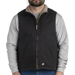 Canyon Vest, Black, Size Large By Berne -Amleos vs818bk lg 1