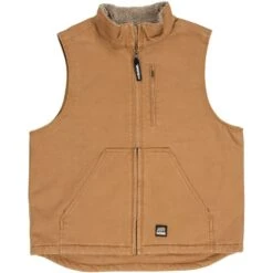 Canyon Vest, Brown, Size 4X Large By Berne