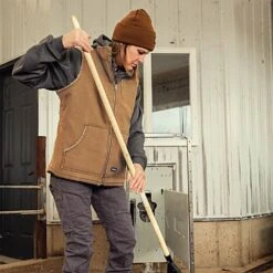 Canyon Vest, Brown, Size 4X Large By Berne -Amleos vs818br 1 2