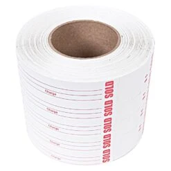 Vinyl Slip'N Lock Labels, "SOLD" Print, Roll Of 1,000 Labels