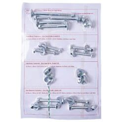 Hardware Master Pack For 6 Cu Ft And 8 Cu Ft Poly Tray Wheelbarrows By A.M. Leonard