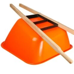 Leonard 2-Wheeled, 10-Cubic-Foot Capacity Poly Tray Wheelbarrow With Pneumatic Tires 11 Leonard 2-Wheeled, 10-Cubic-Foot Capacity Poly Tray Wheelbarrow With Pneumatic Tires -Amleos wb10 3