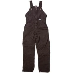 Softstone Insulated Bibs, Dark Brown, Women's Size 4X Large By Berne