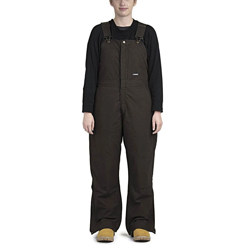 Softstone Insulated Bibs, Dark Brown, Women's Size 4X Large By Berne 4 Softstone Insulated Bibs, Dark Brown, Women's Size 4X Large By Berne - Image 2