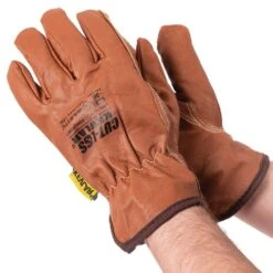 Goatskin Cut-Less Gloves With Kevlar Lining, Medium -Amleos wrk1555 md 1