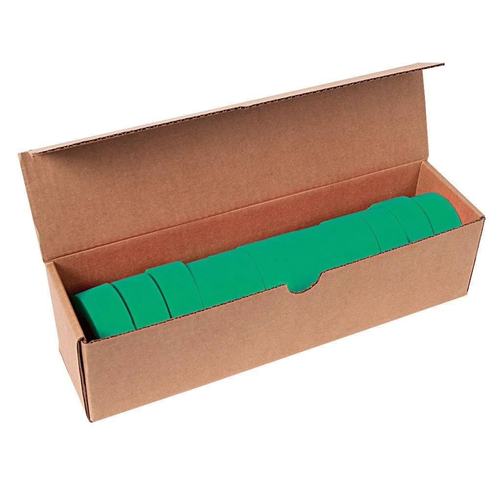 Flagging/Tagging Tape, Solid Green, 1-3/16in X 300ft, Non-Adhesive, Box Of 12 Rolls 3 Flagging/Tagging Tape, Solid Green, 1-3/16in X 300ft, Non-Adhesive, Box Of 12 Rolls