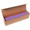 Flagging/Tagging Tape, Solid Purple, 1-3/16in X 300ft, Non-Adhesive, Box Of 12 Rolls