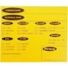 7in X 5in Plastic Preprinted Yellow Cards